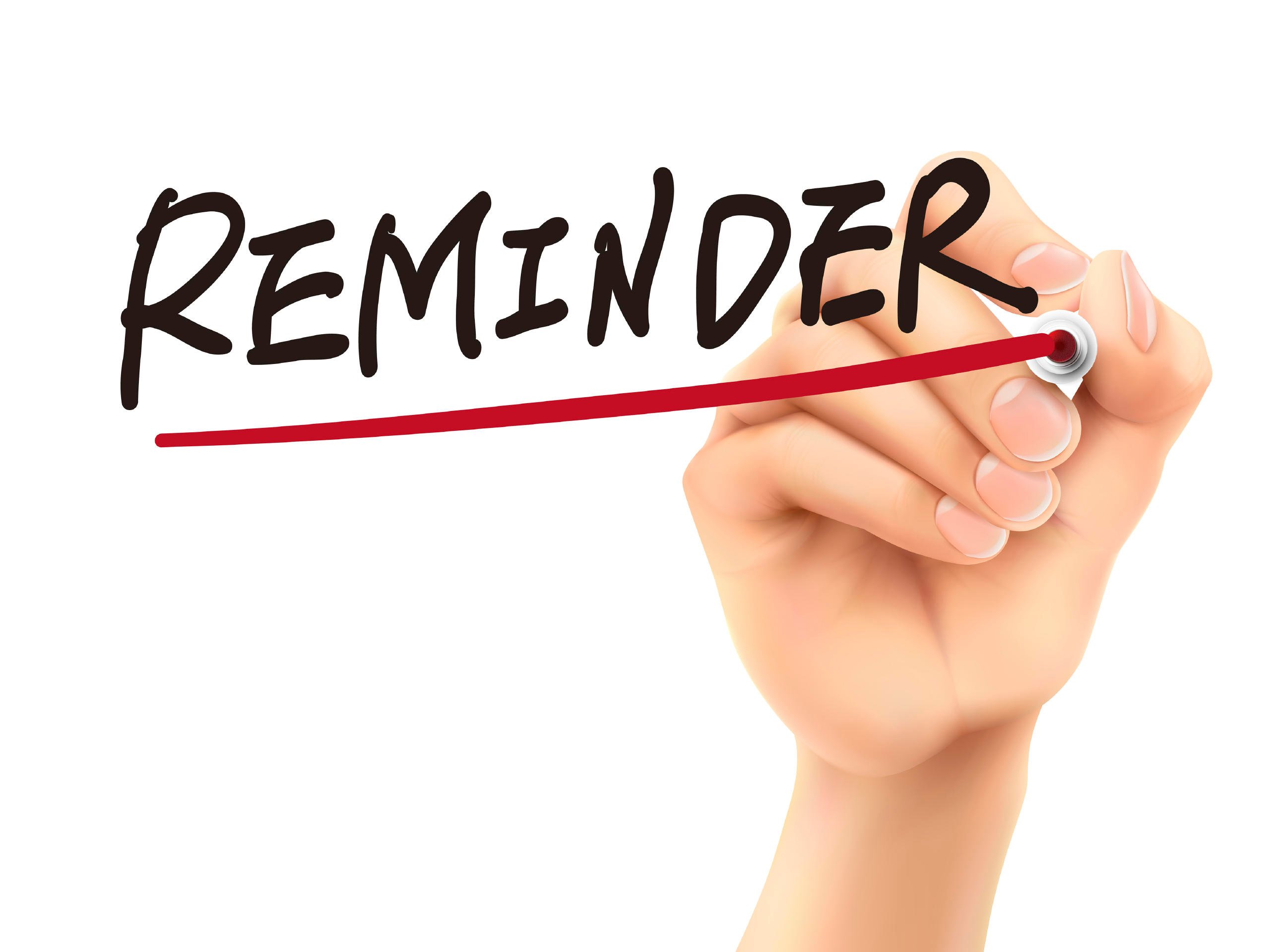 Remember your Interests – A Reminder about Registers